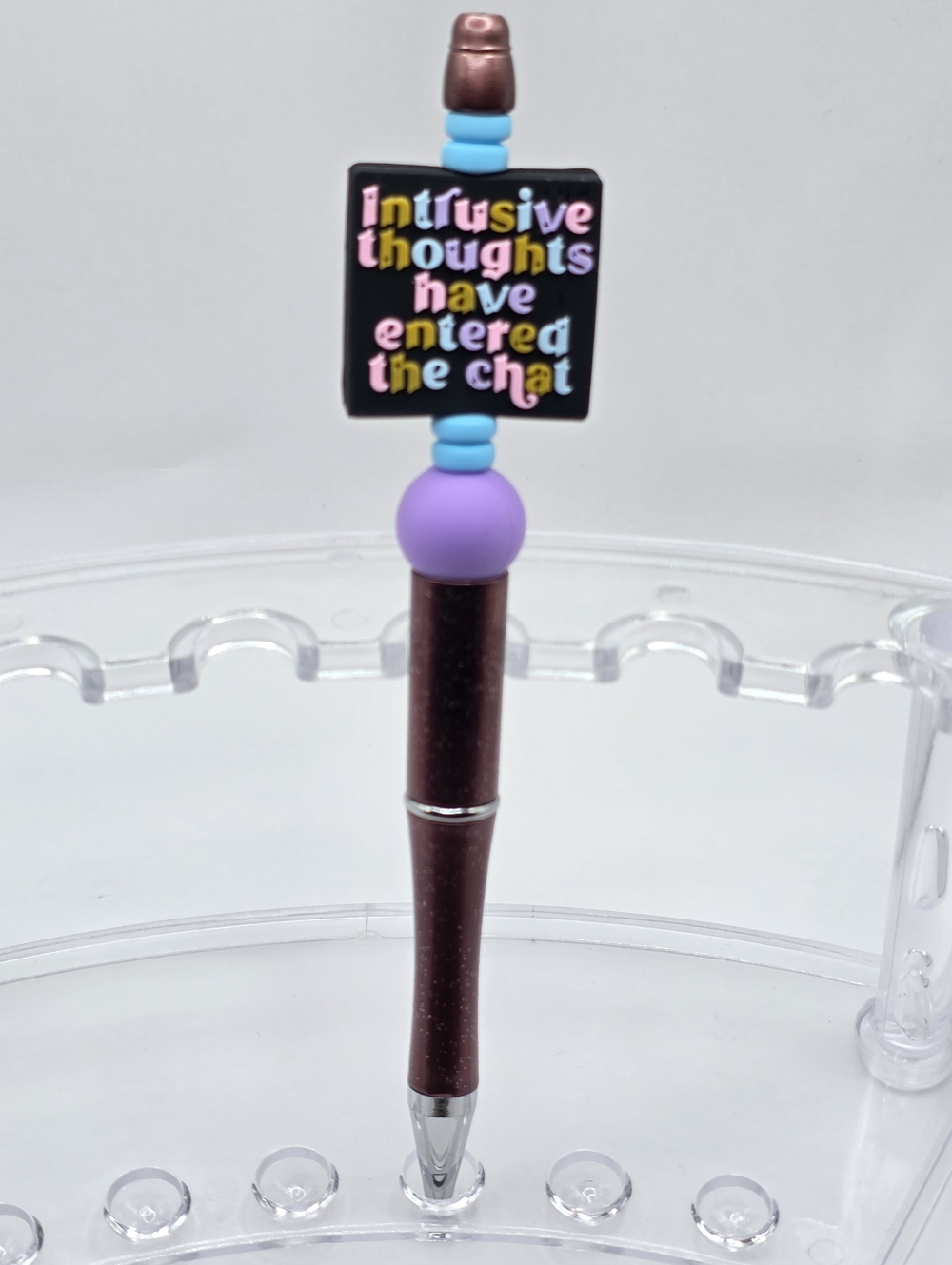 Intrusive Thoughts Beaded Pen